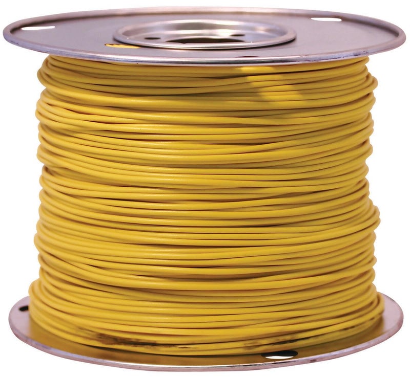 Woods Southwire 55670823 Stranded Primary Wire, 14-Gauge Bulk Spool, 100-Feet, Yellow